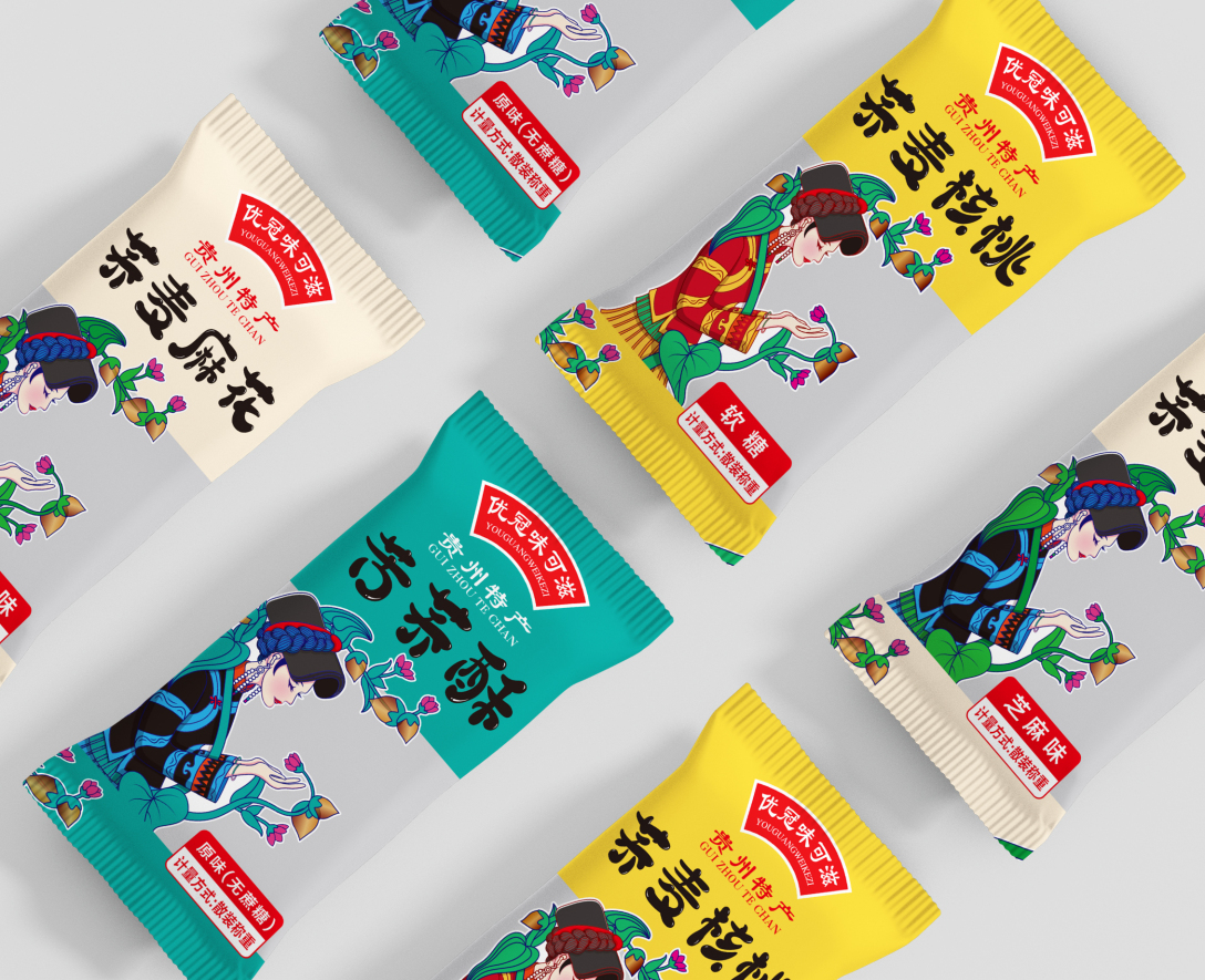 荞麦小吃系列包装