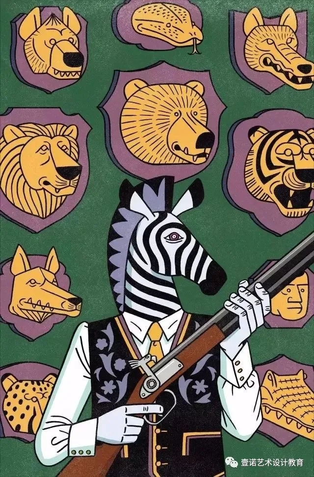 日本荒诞风格插画师takeuma