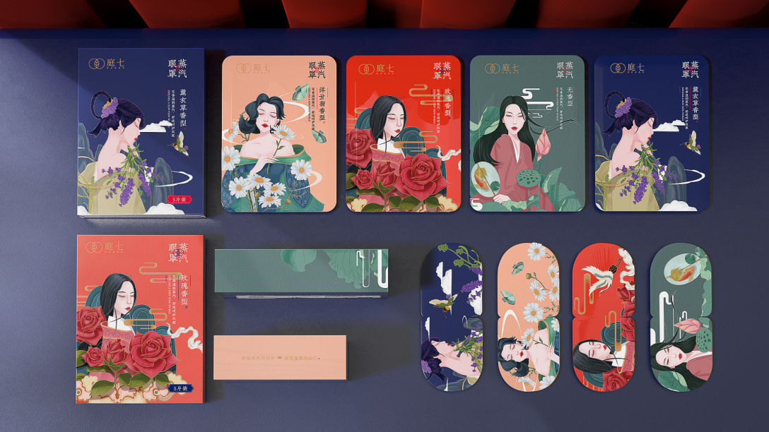 《蒸汽眼罩》产品包装设计丨国潮风&二次元