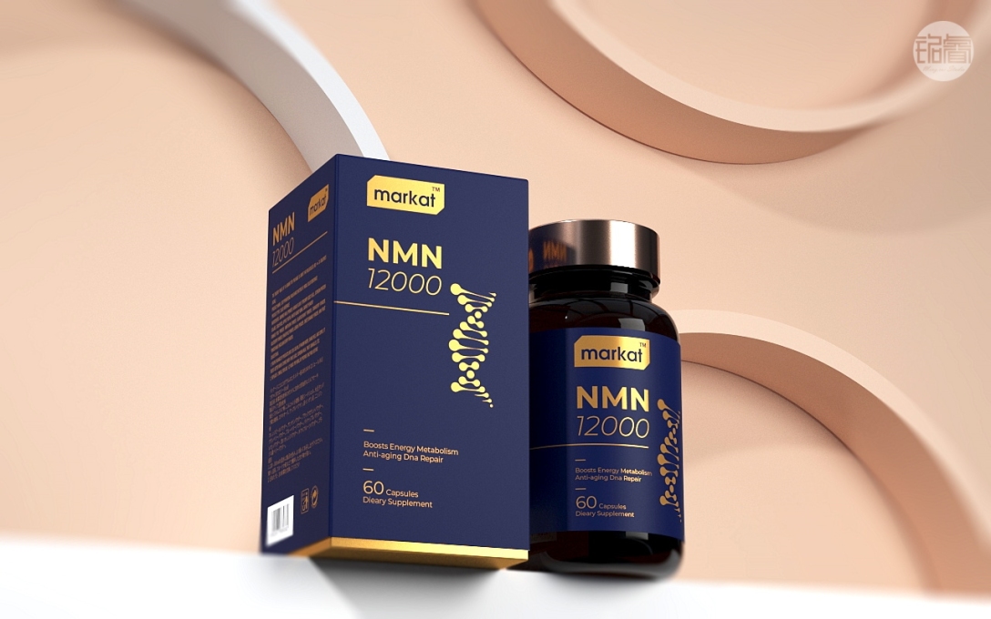 nmn抗衰老保健品包装设计08刘益铭原创作品