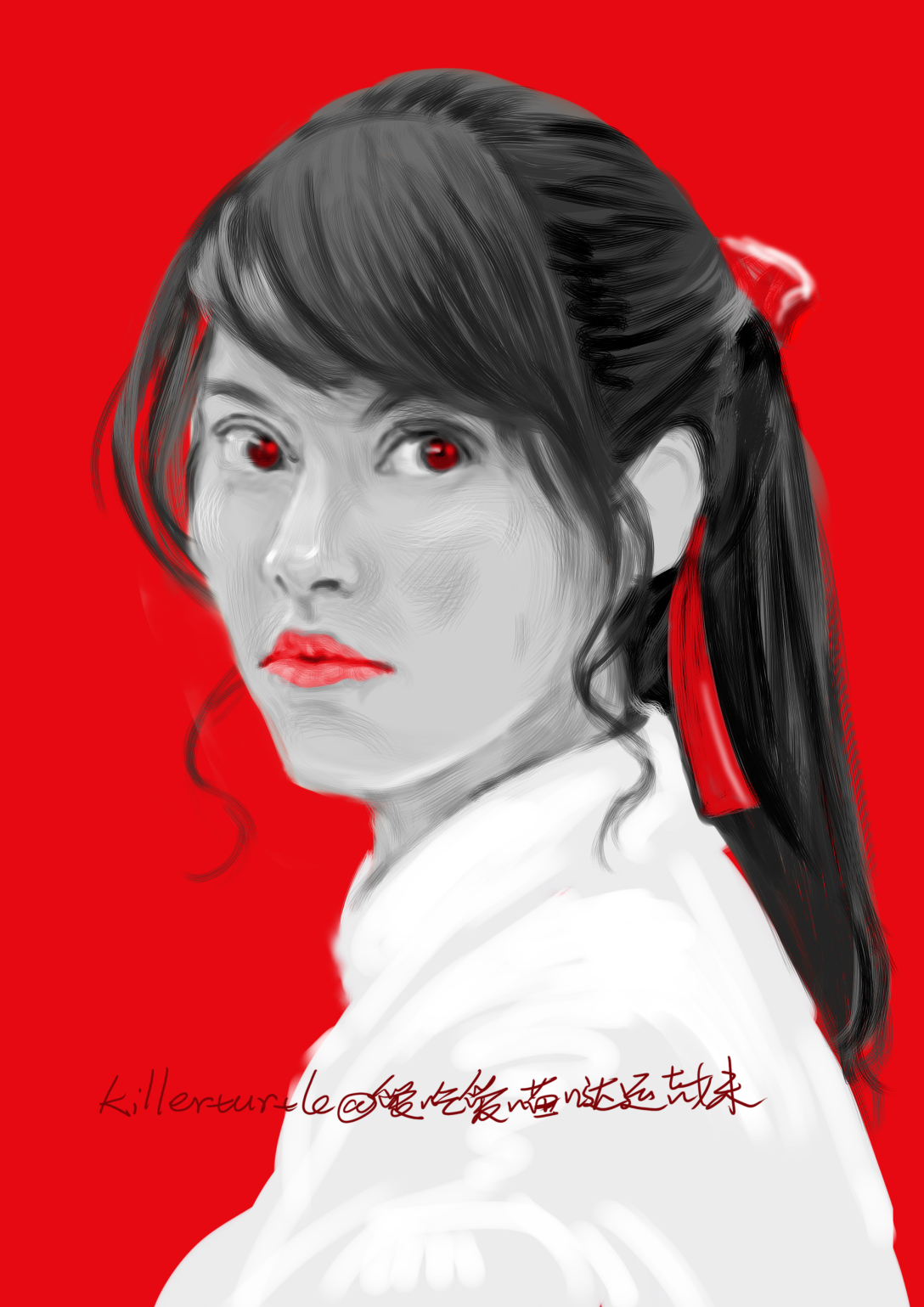 ps板绘厚涂禁忌女孩娜诺尤里