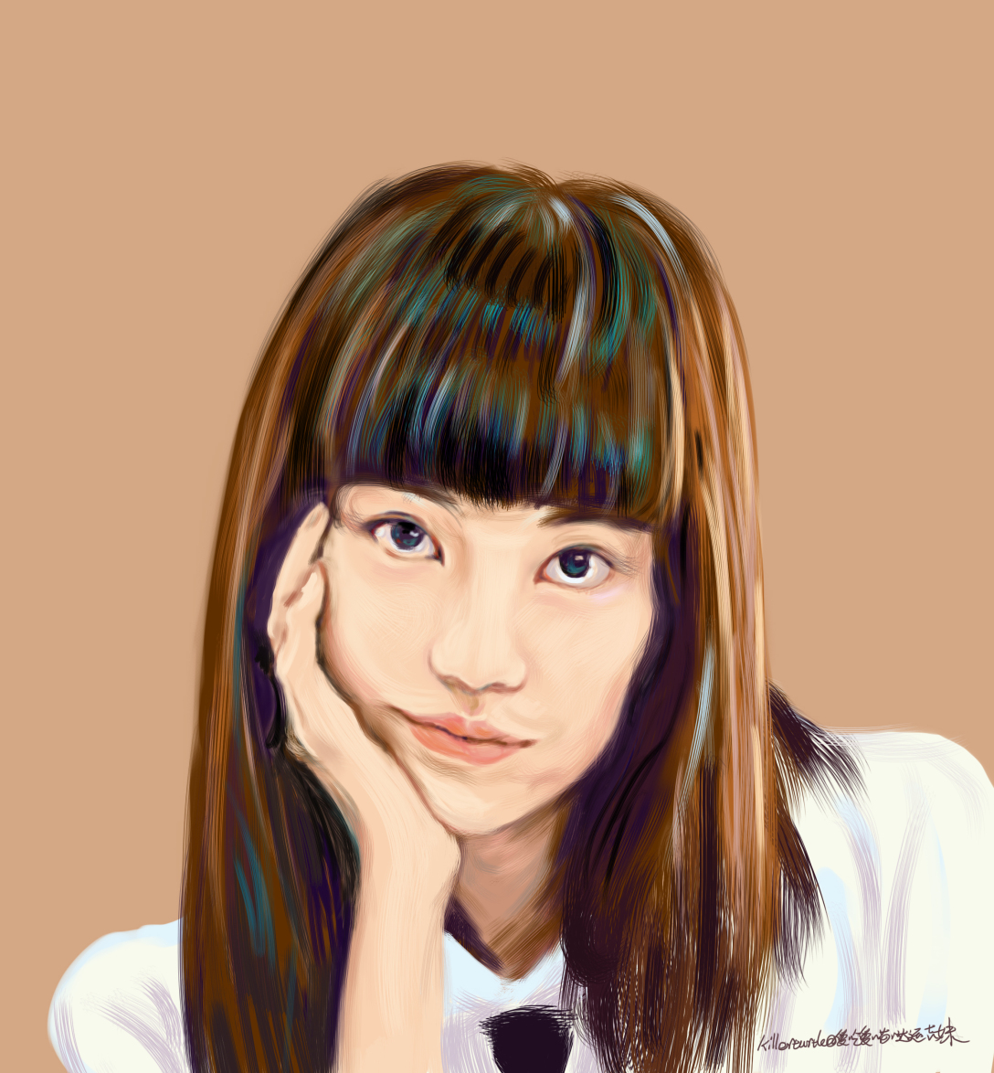 ps板绘厚涂禁忌女孩娜诺尤里