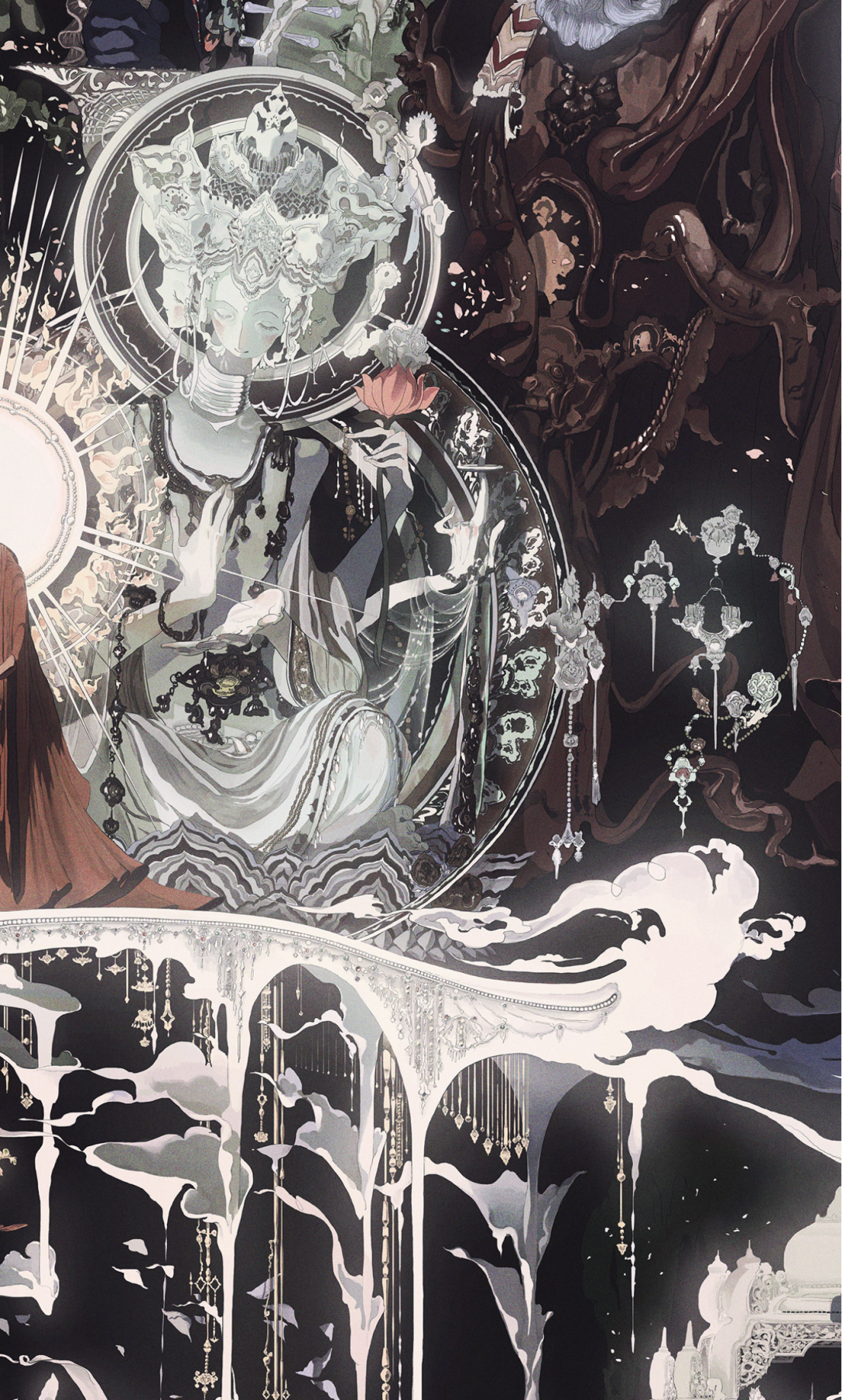 antonioreinhard佛教题材艺术插画