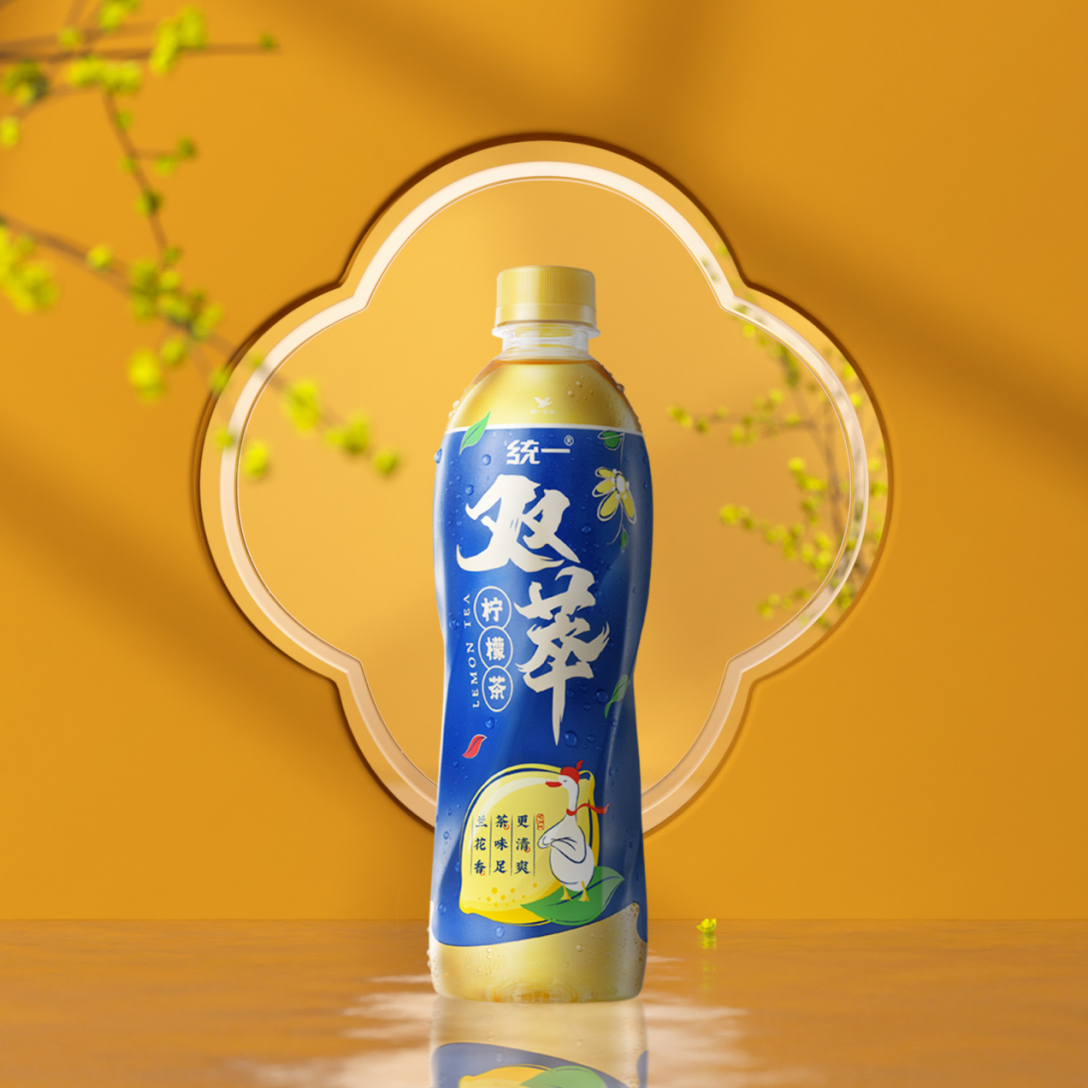 思湃|统一双萃柠檬茶