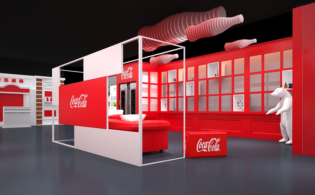 可口可乐展示设计图片