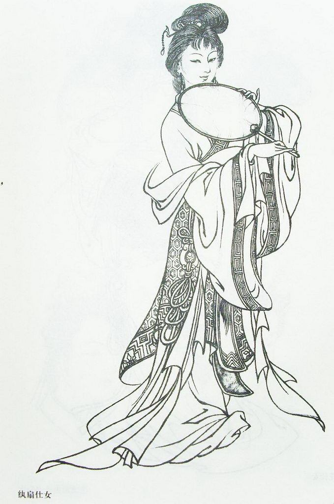 传统白描人物图1