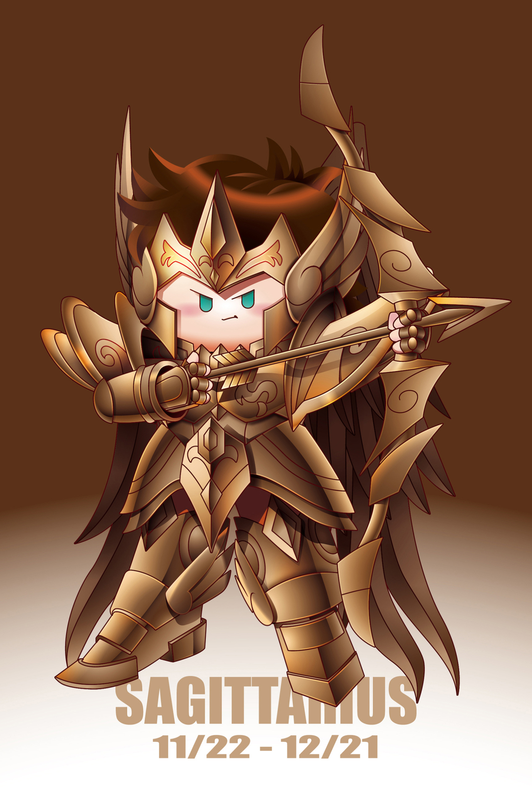 12星座圣斗士q版设计