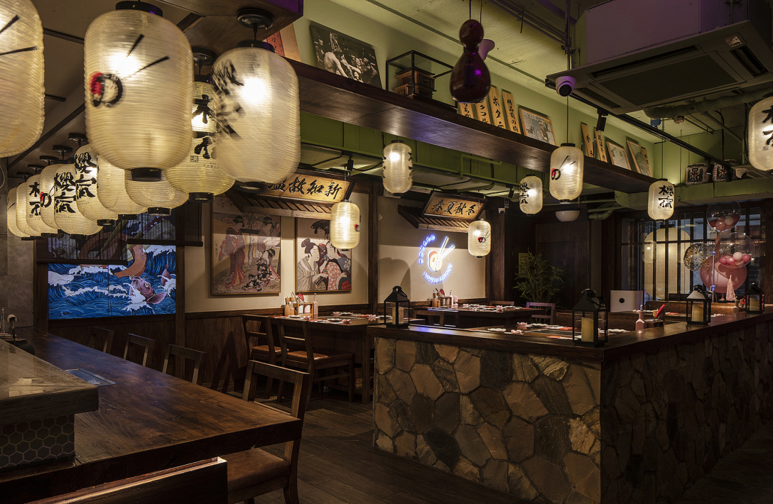 杭州向北设计日式居酒屋空间设计北京樱宿烧肉