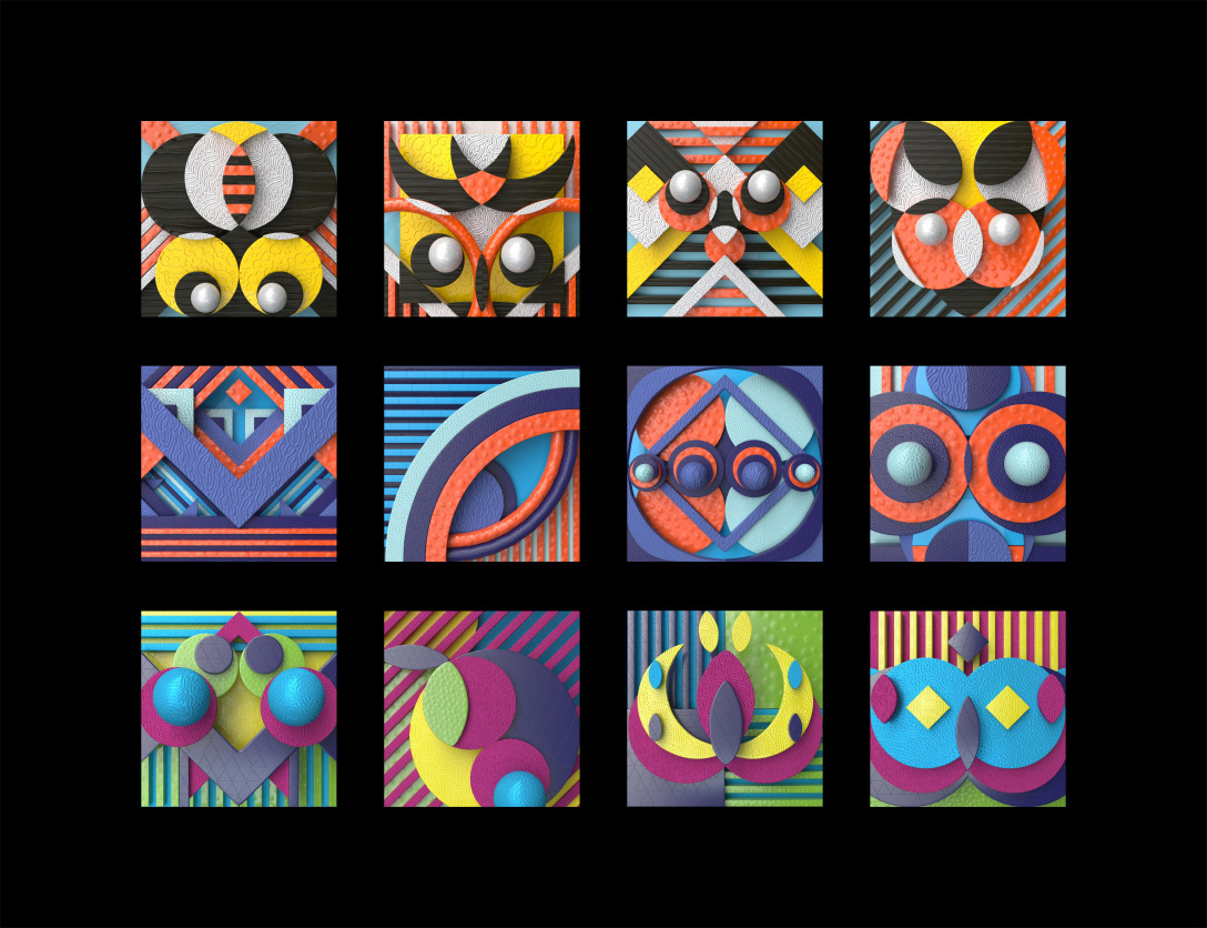 哈萨克民族创新图案设计