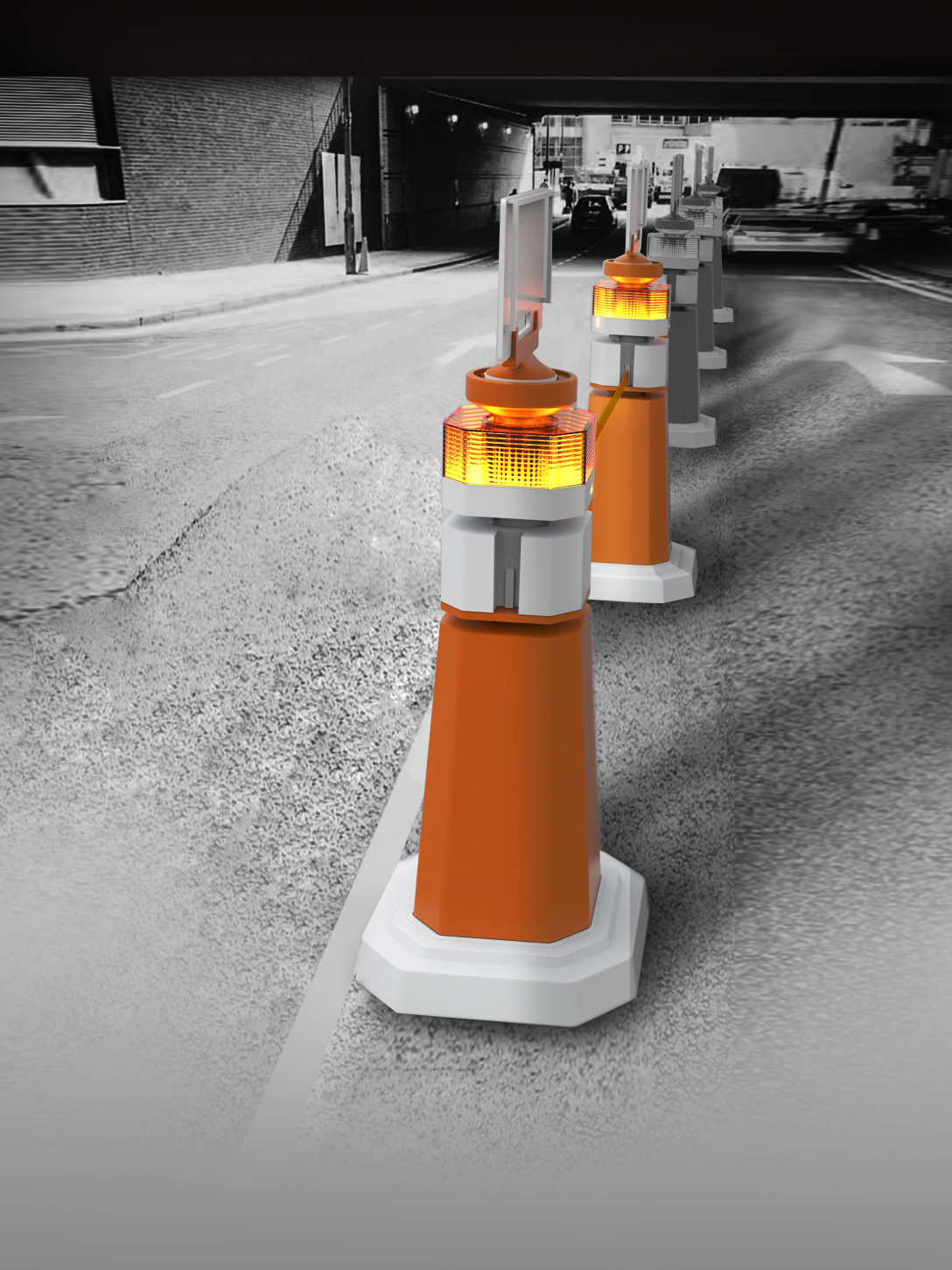 多功能移动路障设计