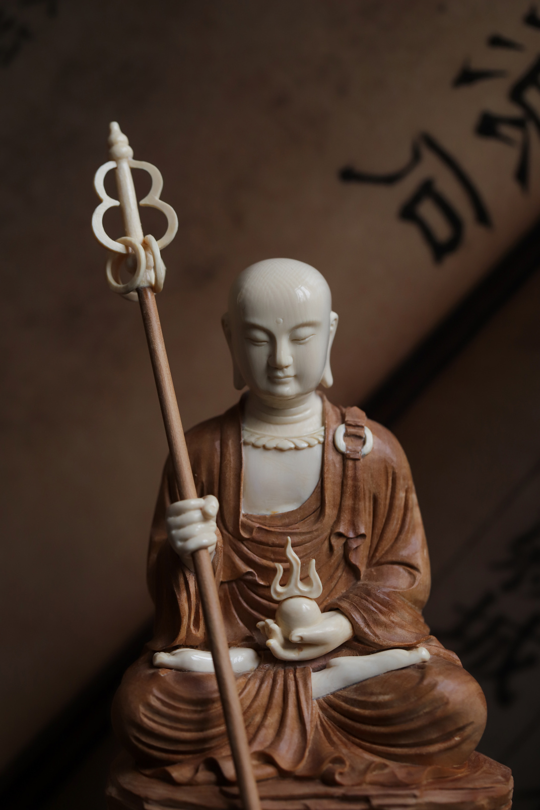 老山檀猛犸地藏王