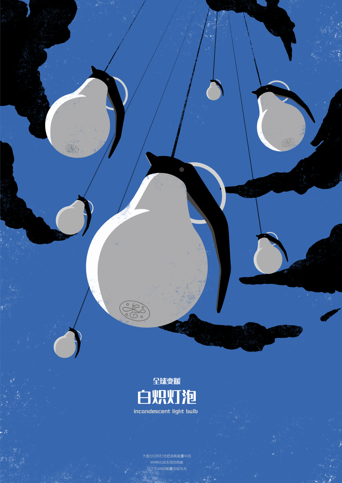 毕业设计 i 全球变暖创意海报设计-古田路9号-品牌创意/版权保护平台