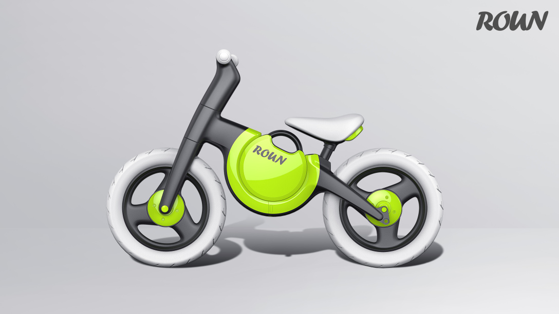 哈士奇设计作品儿童车