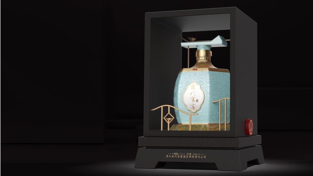 白酒包装丨宋代官窖封坛寄情山水